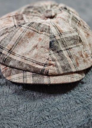 Casquette Gavroche - neuve – motif carreaux beige marron, style rétro unisexe - Taille 57 cm, brand: hologramme paris, condizioni: Nuovo con cartellino, taglia: 57, €15.00, €16.45 include la Protezione acquisti Pro