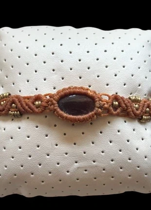 Handmade macrame stone bracelet, marque: Macrame, état: Neuf sans étiquette, 5,50 €, 6,48 € Protection acheteurs incluse