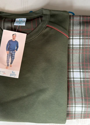 Pigiama uomo caldo cotone piyama homme pajamas man boy heren pyjama Herrenpyjamas Warmer Herren, marca: Gary, estado: Nuevo con etiquetas, tamaño: L, 35,00 €, 37,45 € Protección al comprador incluida