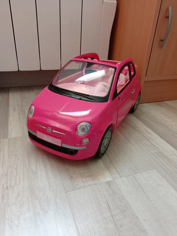 Voiture rose on sale barbie