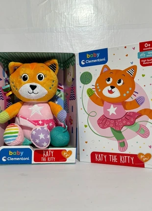 Clementoni Baby Peluche Sensoriale Katy la Gatti, merk: Clementoni, staat: Nieuw met prijskaartje, maat: 1-3 maanden / 56 cm, € 10,99, € 12,24 inclusief Kopersbescherming Pro