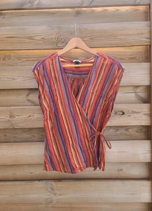 Top h&m rayures colorés, merk: H&M, staat: Heel goed, maat: L / 40 / 12, € 3,00, € 3,85 inclusief Kopersbescherming