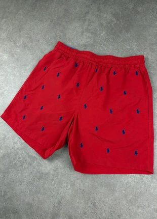 Short de Bain Ralph Lauren Rouge Logo Brodé Bleu, marque: Ralph Lauren, état: Très bon état, taille: S, 24,00 €, 25,90 € Protection acheteurs (Pro) incluse