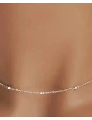 Collier très fin en argent 925 argenté réglable (40cm + 5 cm), marque: impiorium, état: Neuf sans étiquette, 10,90 €, 12,15 € Protection acheteurs (Pro) incluse