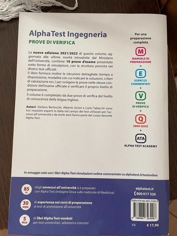 Alpha test ingegneria Quiz