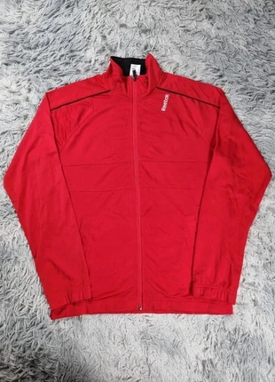 Veste Reebok rouge zip intégral M Homme track jacket sport logo brodé années 2010, brand: Reebok, condition: Very good, size: M, €10.00, €11.20 includes Buyer Protection Pro