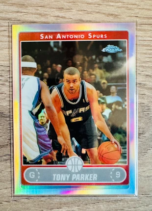 Carte NBA Topps Chrome - Tony Parker, brand: Topps, condizioni: Ottime, €8.00, €9.10 include la Protezione acquisti