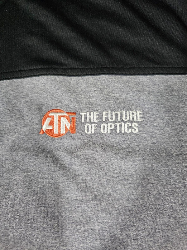 Atn Optics Men'S Black Gray The Future Of Optics Fullzip 2