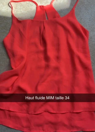 Haut fluide mim taille 34, marca: Mim, estado: Muy bueno, tamaño: XS / 34 / 6, 2,00 €, 2,80 € Protección al comprador incluida