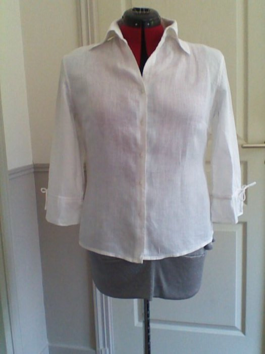 chemise lin blanc 1