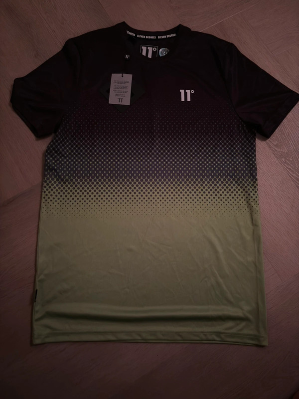 11 Degrees (sport) T-Shirt Groen/Zwart 1