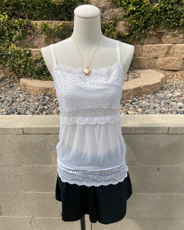 White Lace Cami 2