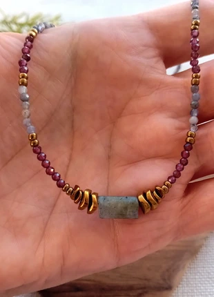 Ras de cou pierres semiprecieuses, brand: labradorite, condizioni: Ottime, €18.00, €19.60 include la Protezione acquisti