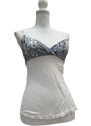 Vintage White top, marque: y2k, état: Très bon état, taille: M / 38 / 10, 10,00 €, 11,20 € Protection acheteurs incluse
