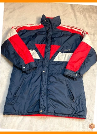 Blouson Adidas vintage marine rouge blanc taille 50 (équiv. L) en bon état – pièce rare, marque: adidas, état: Bon état, taille: L, 45,00 €, 47,95 € Protection acheteurs (Pro) incluse
