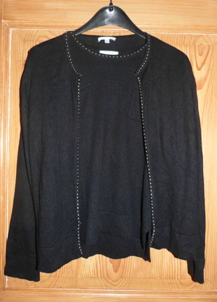 Twinset noir, merk: 123, staat: Heel goed, maat: L / 40 / 12, € 30,00, € 32,20 inclusief Kopersbescherming