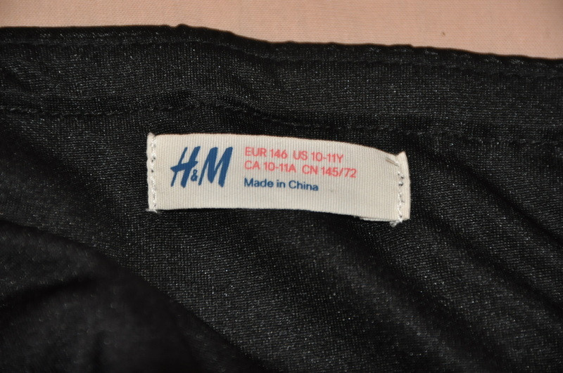 Robe Patineuse H&M Noire et Rose pâle 2