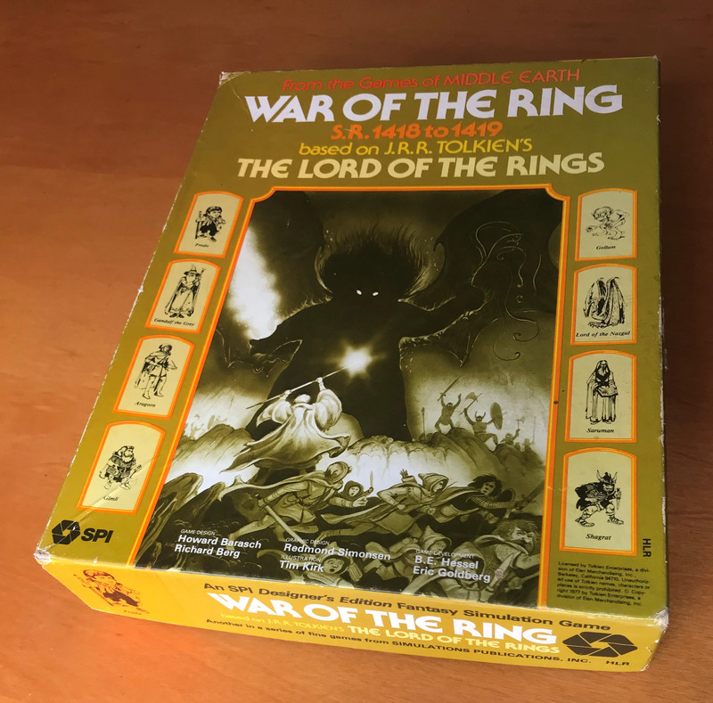 War of the Ring Designer's edition - Spi - Wargame - 1977 - Mostly Unpuched 1