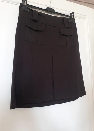 Magnifique jupe trapèze chocolat Camaïeu T36, merk: Camaïeu, staat: Heel goed, maat: S / 36 / 8, € 5,50, € 6,48 inclusief Kopersbescherming