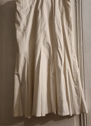 Jupe à godets blanche, brand: René Hazan, condizioni: Buone, taglia: L / IT 44 / EU 40, €4.00, €4.90 include la Protezione acquisti