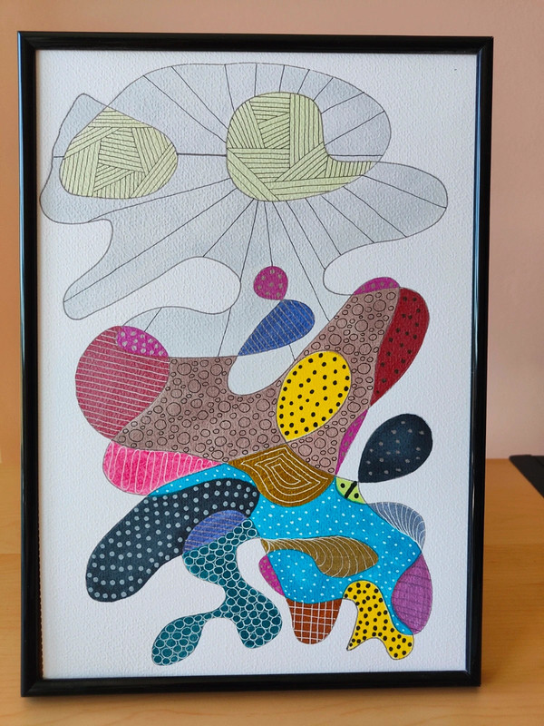 Obraz ręcznie rysowany