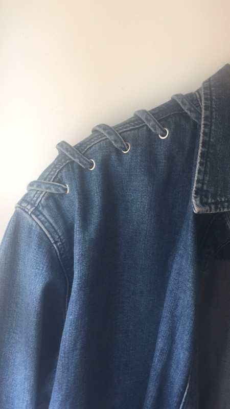 Chemise en jean lacée 2