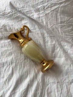 Bougeoir Onyx vert et doré ancien , brand: ONYX, condition: New without tags, size: 14.1 mm Ø, €9.00, €10.15 includes Buyer Protection