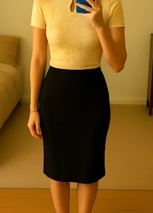 Haut beige col chinois avec nœud – style élégant et féminin taille S, brand: emora, condition: Very good, size: S / 36 / 8, €22.99, €24.84 includes Buyer Protection