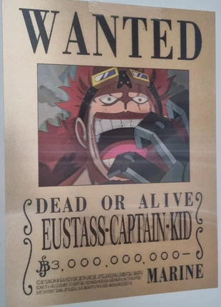 One Piece 3D Wanted Anime Poster - Eustass Captain Kid , Trafalgar Law , Monkey D Luffy, brand: OnePiece, condition: Very good, £10.00, £11.20 includes Buyer Protection