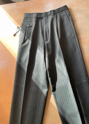 Geo Samuel blu con motivi verdi in pura lana vergine taglia 44, marca: Geo Samuel Made in italy, estado: Nuevo con etiquetas, tamaño: XS, 75,00 €, 79,45 € Protección al comprador incluida