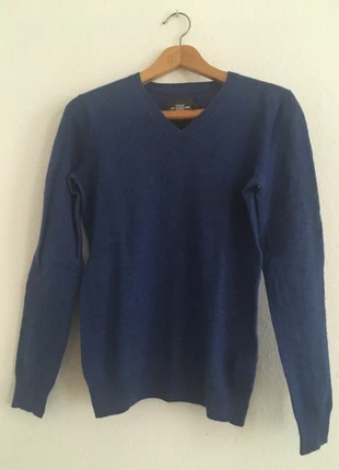 Warmer Wollpullover mit V-Ausschnitt in Tiefblau, marque: L.O.G.G., état: Très bon état, taille: S / 36 / 8, 5,00 €, 5,95 € Protection acheteurs incluse