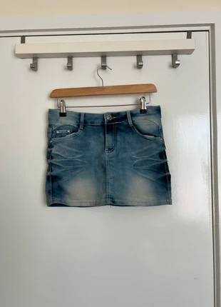 Y2K denim mini skirt, brand: Rose Player, condition: Very good, size: S / 8, £12.00, £13.30 includes Buyer Protection