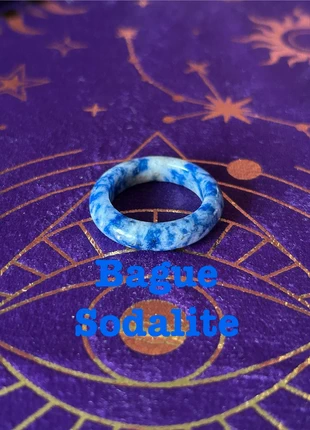 Bague Sodalite, marca: lithotherapie, estado: Novo sem etiquetas, €2.99, €3.84 inclui Proteção do Comprador