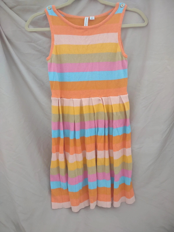 Cute & artsy size 10 Janie and Jack multicolored dress 1