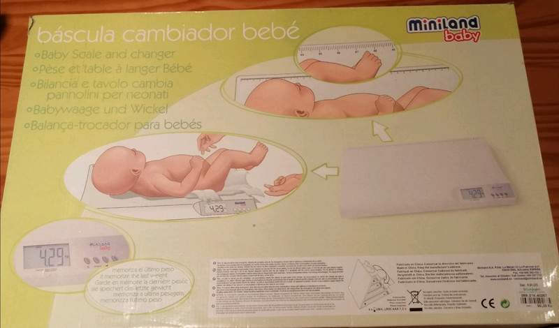 Báscula para bebé BabyScale de Miniland
