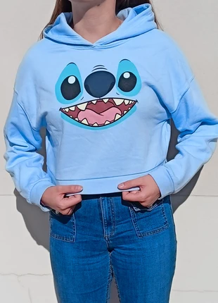 Sweat Stitch Disney bleu - Jennyfer, brand: Disney, condition: New without tags, size: S / 36 / 8, €7.00, €8.05 includes Buyer Protection