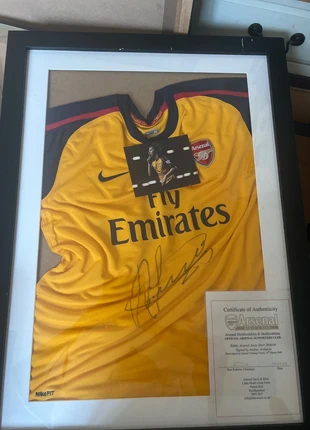 Arsenal Andrey Arshavin Signed Away Shirt 2008-09 cartificate of authenticity memorabilia collectors, brand: Arsenal, condition: Very good, £600.00, £630.70 includes Buyer Protection