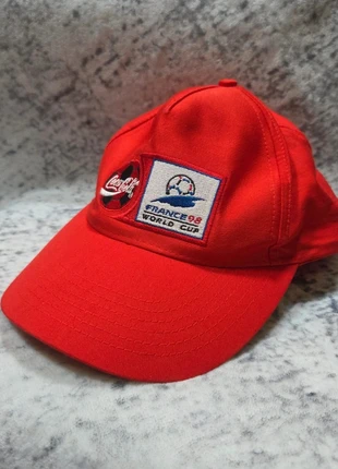 Casquette Coca Cola France 98 Wolrd Cup Rouge Vintage Old Money Retro Collector Y2k, brand: Coca-Cola, condition: Very good, size: One size, €35.00, €37.45 includes Buyer Protection Pro