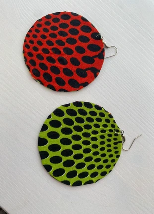 Boucles d’oreilles rondes double face en wax – 7 cm – fait main RDC, staat: Nieuw zonder prijskaartje, € 7,00, € 8,05 inclusief Kopersbescherming