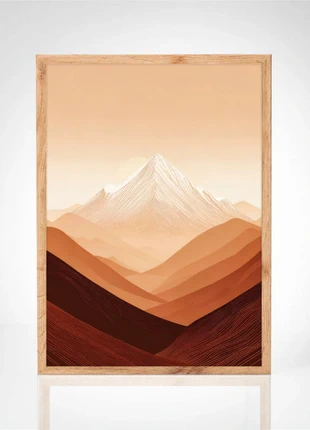 Affiche illustration "Évasion au sommet", marque: lamaisondelaffiche, état: Neuf avec étiquette, 9,90 €, 11,10 € Protection acheteurs (Pro) incluse