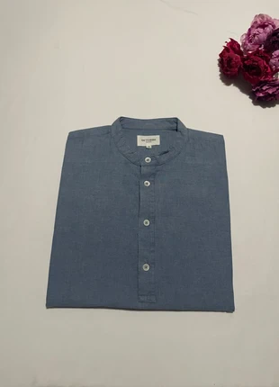 Chemise à demi boutonnage à col mao Octobre Éditions Bleu/ Marine Taille XL Homme, marque: Octobre Editions, état: Très bon état, taille: XL, 40,00 €, 42,70 € Protection acheteurs incluse