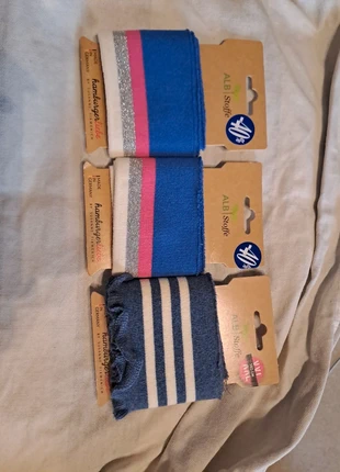 3x cuff me frill, merk: Alb Stoffe, staat: Nieuw zonder prijskaartje, € 8,00, € 9,10 inclusief Kopersbescherming