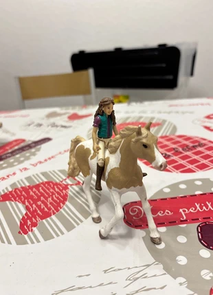 Cheval schleich, marque: Schleich, état: Très bon état, taille: Prématuré, jusqu'à 44cm, 6,00 €, 7,00 € Protection acheteurs incluse