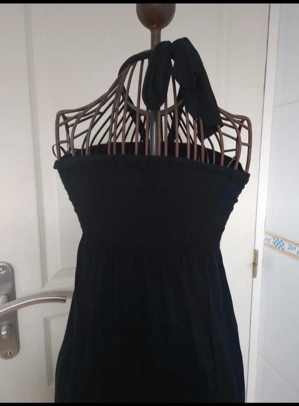 Jolie petite robe noir bandeau d'été femme camaïeu taille S/36 - photo numéro 5