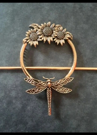 Barrette libellule tournesol, condition: Very good, €12.00, €13.30 includes Buyer Protection Pro