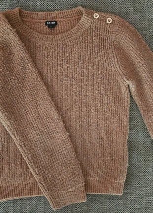 Pull rose et doré kiabi 8 ans, brand: Kiabi, condition: Good, size: 8 years / 128 cm, €2.00, €2.80 includes Buyer Protection