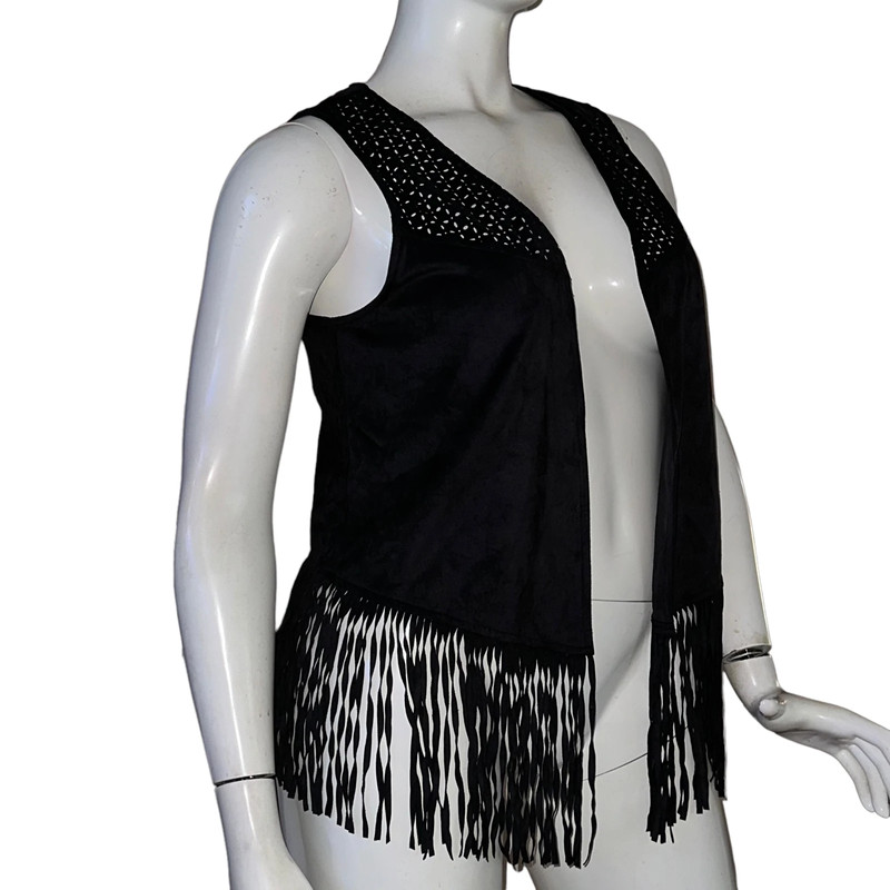 Mossimo fringed microfiber vest XL/XXL 2