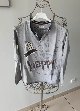 Polo fin manches longues Desigual Taille 10 ans, marca: Desigual, estado: Muy bueno, tamaño: 10 años / 140 cm, 3,00 €, 3,85 € Protección al comprador incluida