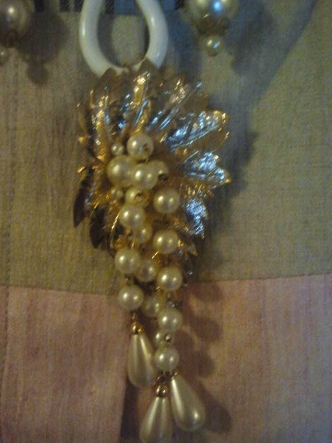 Collier perles grappe 3