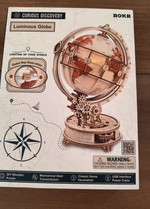 Lichtgevende globe rokr/ robotime, brand: Robotime, condizioni: Nuovo con cartellino, taglia: Taglia unica, €35.00, €37.45 include la Protezione acquisti
